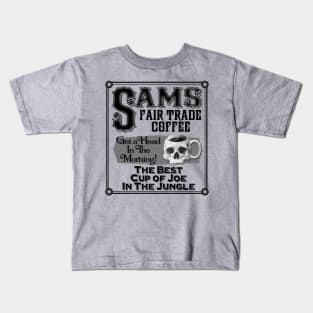 Trader Sam's Coffee- Dark Blend Kids T-Shirt